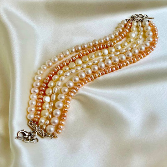 Multi Layered Pearl Choker - CherishBox
