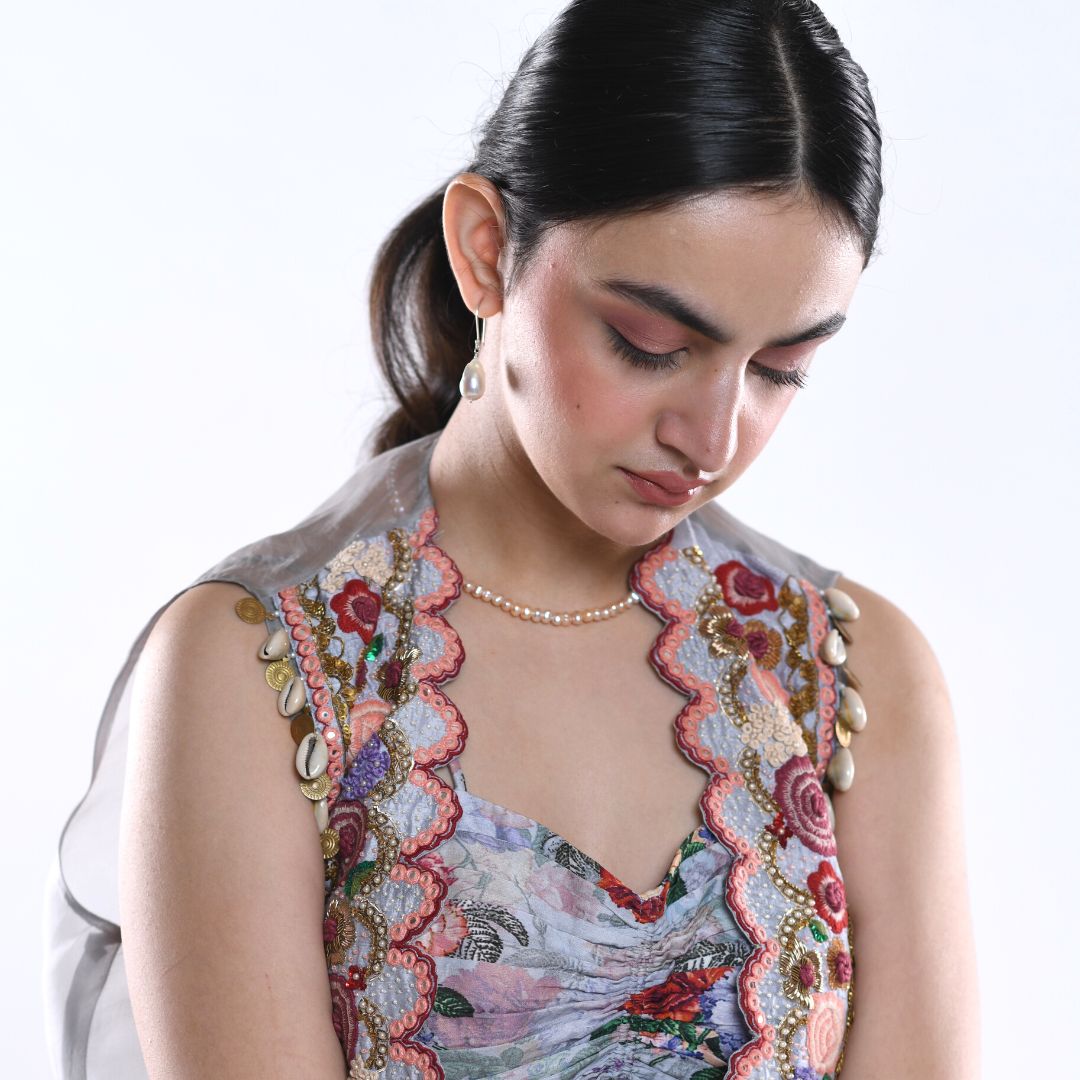 Millennial Peach unshaped Pearl Necklace - CherishBox