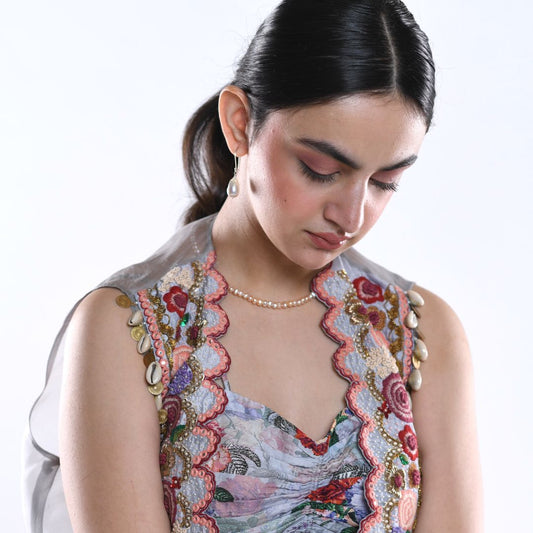 Millennial Peach unshaped Pearl Necklace - CherishBox