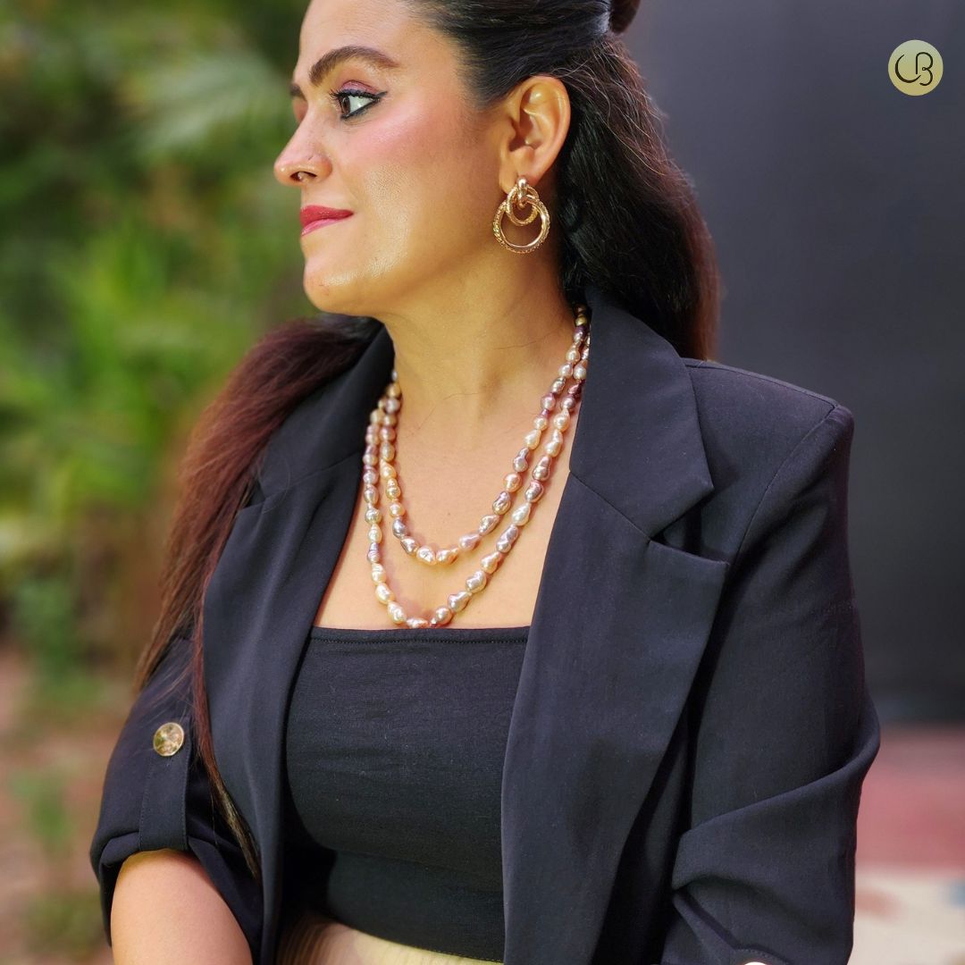 Two Layer Baroque Pearl Necklace - CherishBox