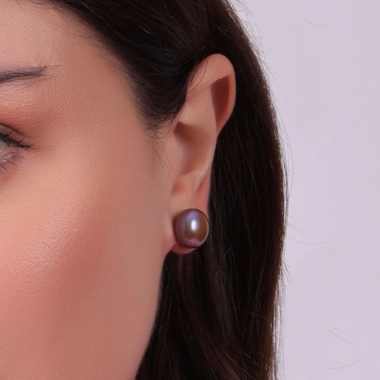 Lavender Pearl Stud Earrings - CherishBox
