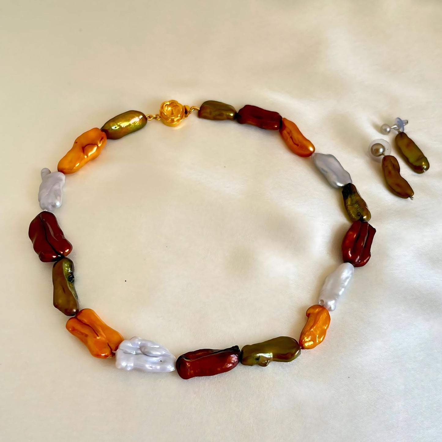 Pearl necklace set for casual wear - CherishBox