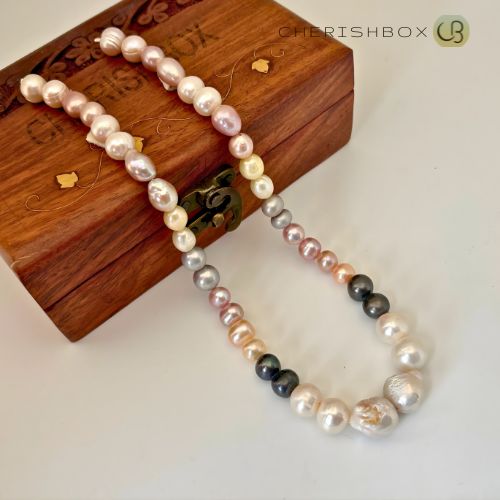 Prism Pearl – Multicolour Freshwater Pearl Necklace CherishBox