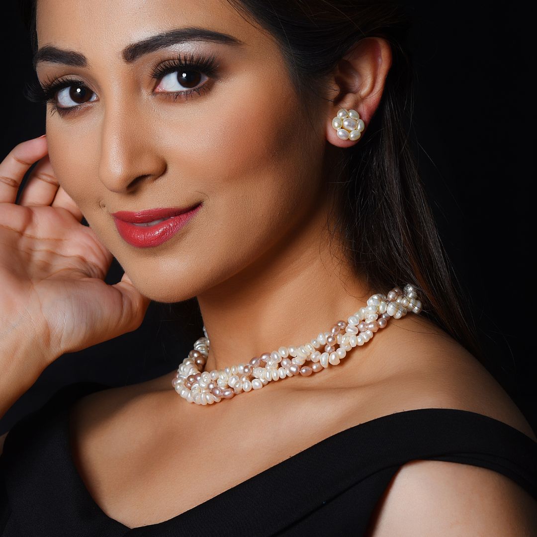 Twisted_Freshwater Pearl_Choker_Set_-_CherishBox