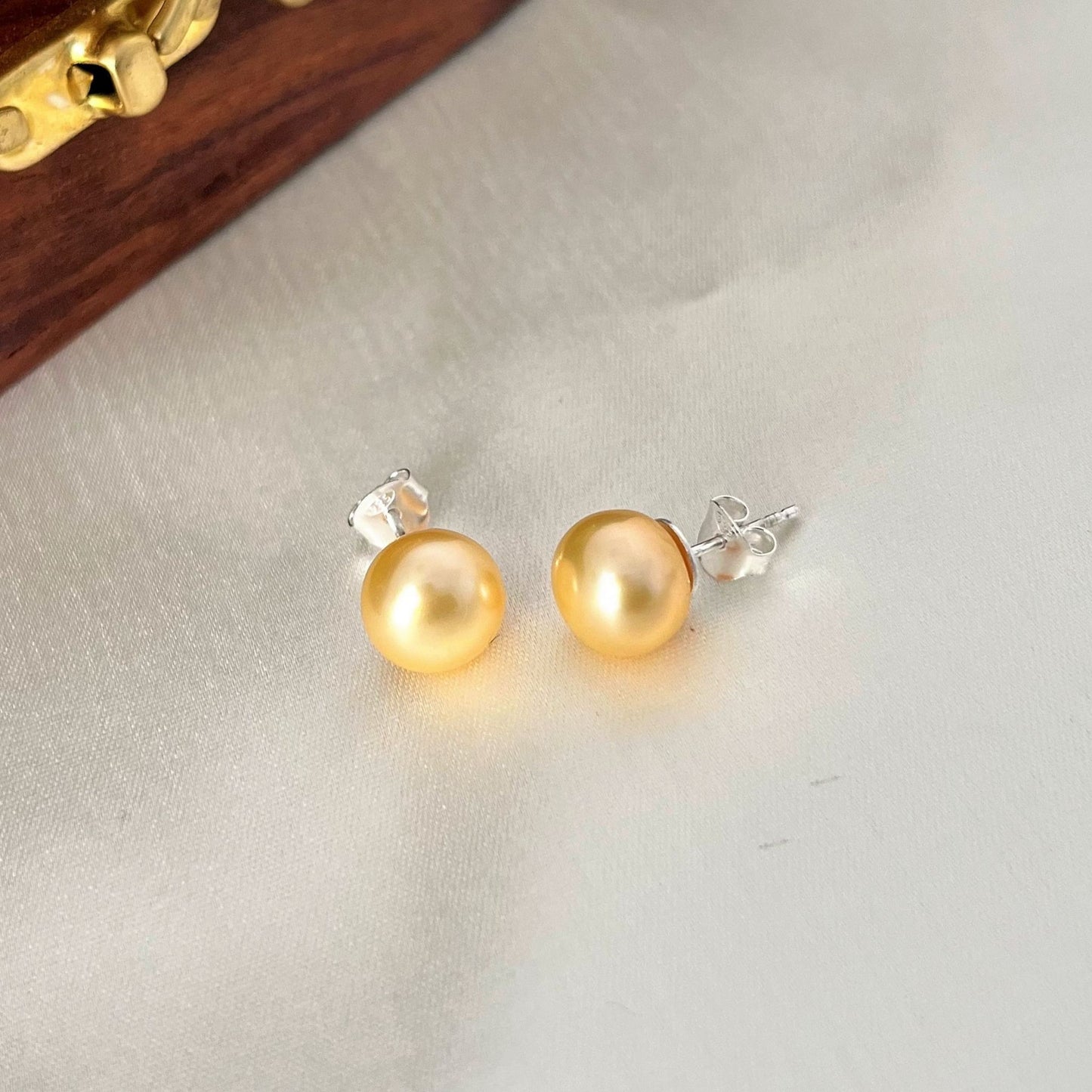 Gold Pearl Stud - 12mm CherishBox