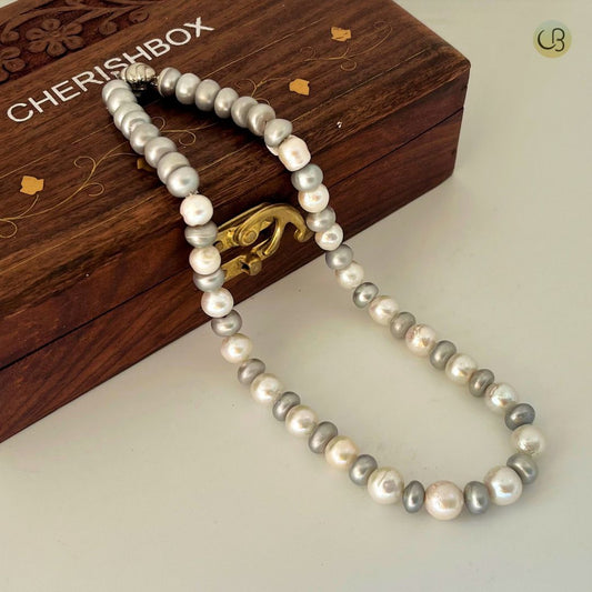 Grey Pearl Necklace - CherishBox