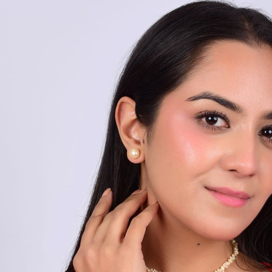 Gold Pearl Stud - 12mm CherishBox
