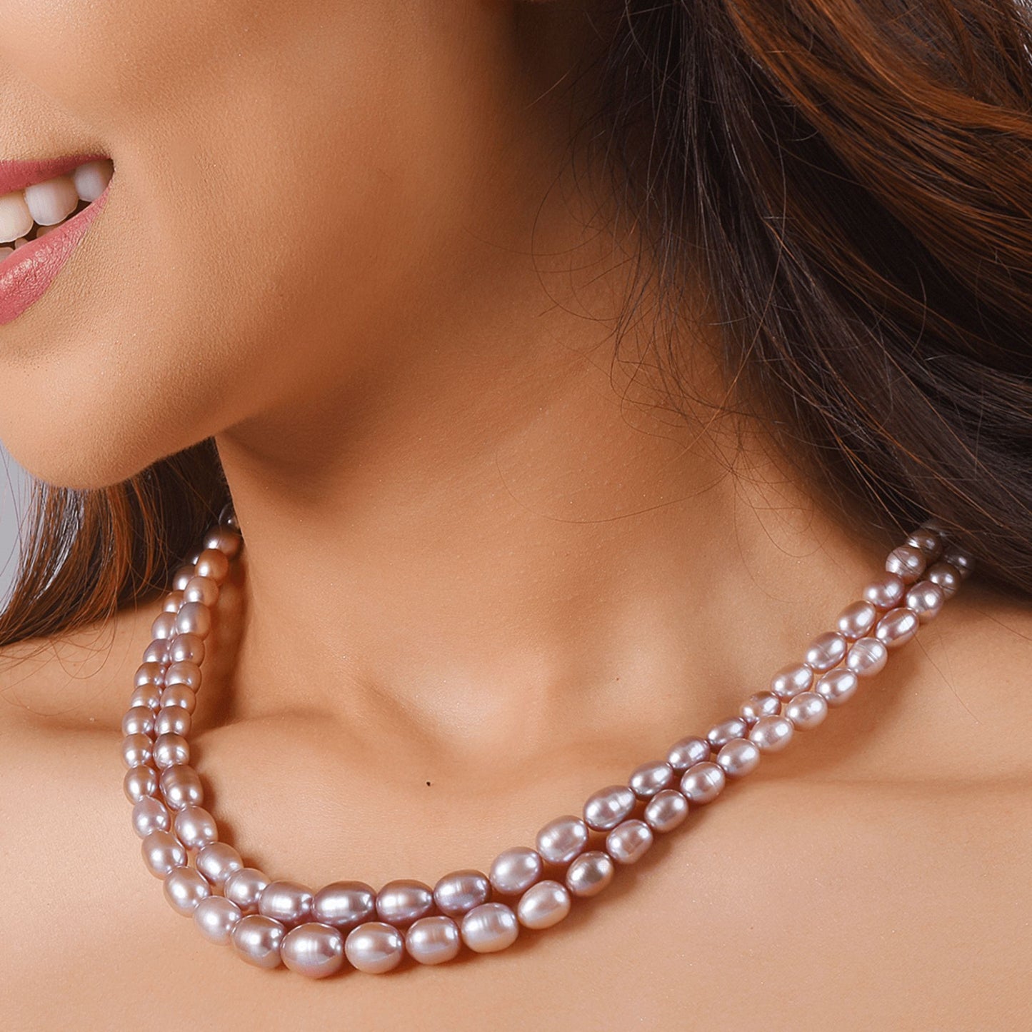 Two layer Pink Pearl Necklace - CherishBox