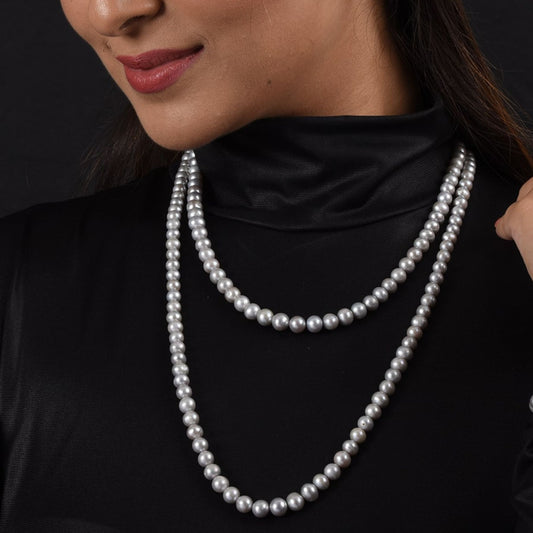 Grey Pearl Necklace CherishBox