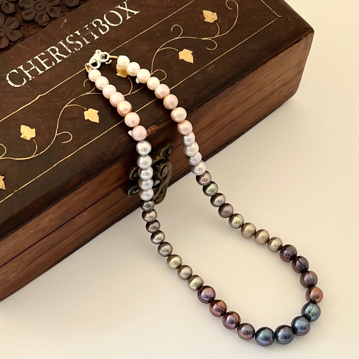 Rainbow Pearl Necklace - CherishBox