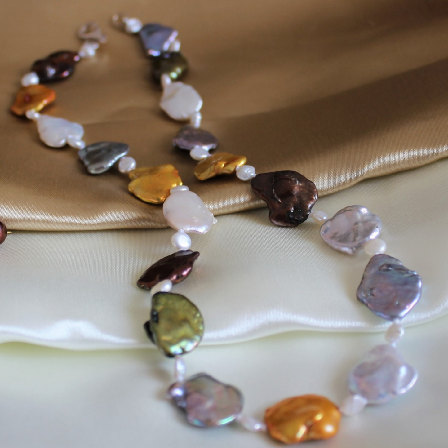 Coin Pearl Necklace