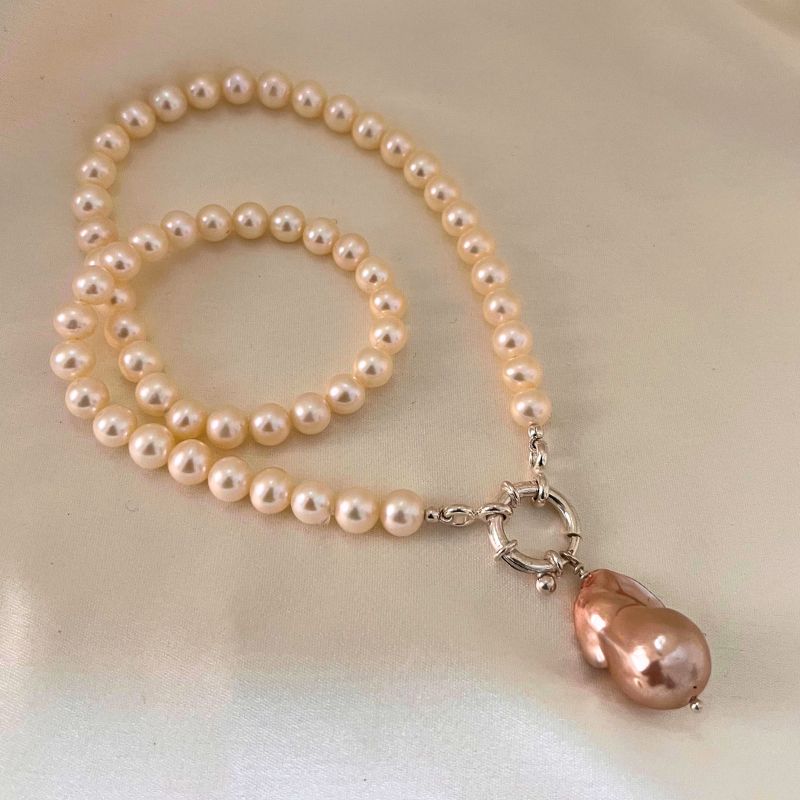 Convertible Real Pearl Necklace - CherishBox