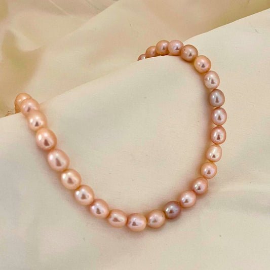 Pearl Necklace in shades of Peach - CherishBox