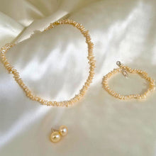 Vintage gold Unshaped Pearl Necklace Combo Set- CherishBox