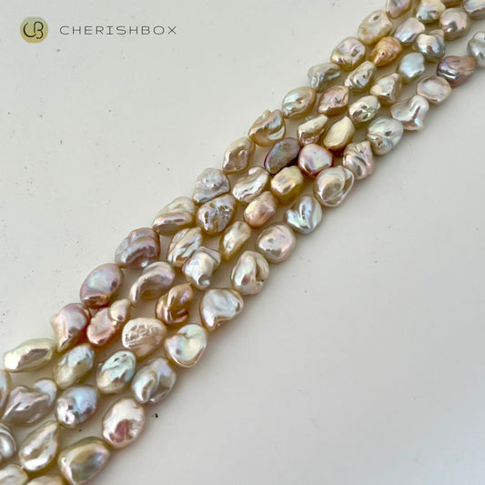 4 layer Unshaped real pearl choker Necklace - CherishBox