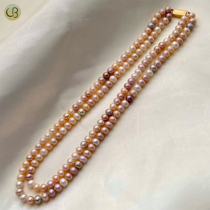 Two Layer Real Pearl Necklace - CherishBox