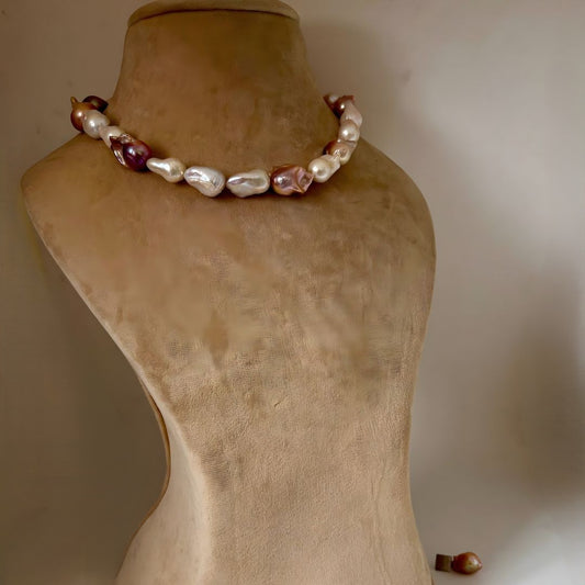 Baroque Freshwater Pearl Set | Necklace, Bracelet & Earrings – CherishBox