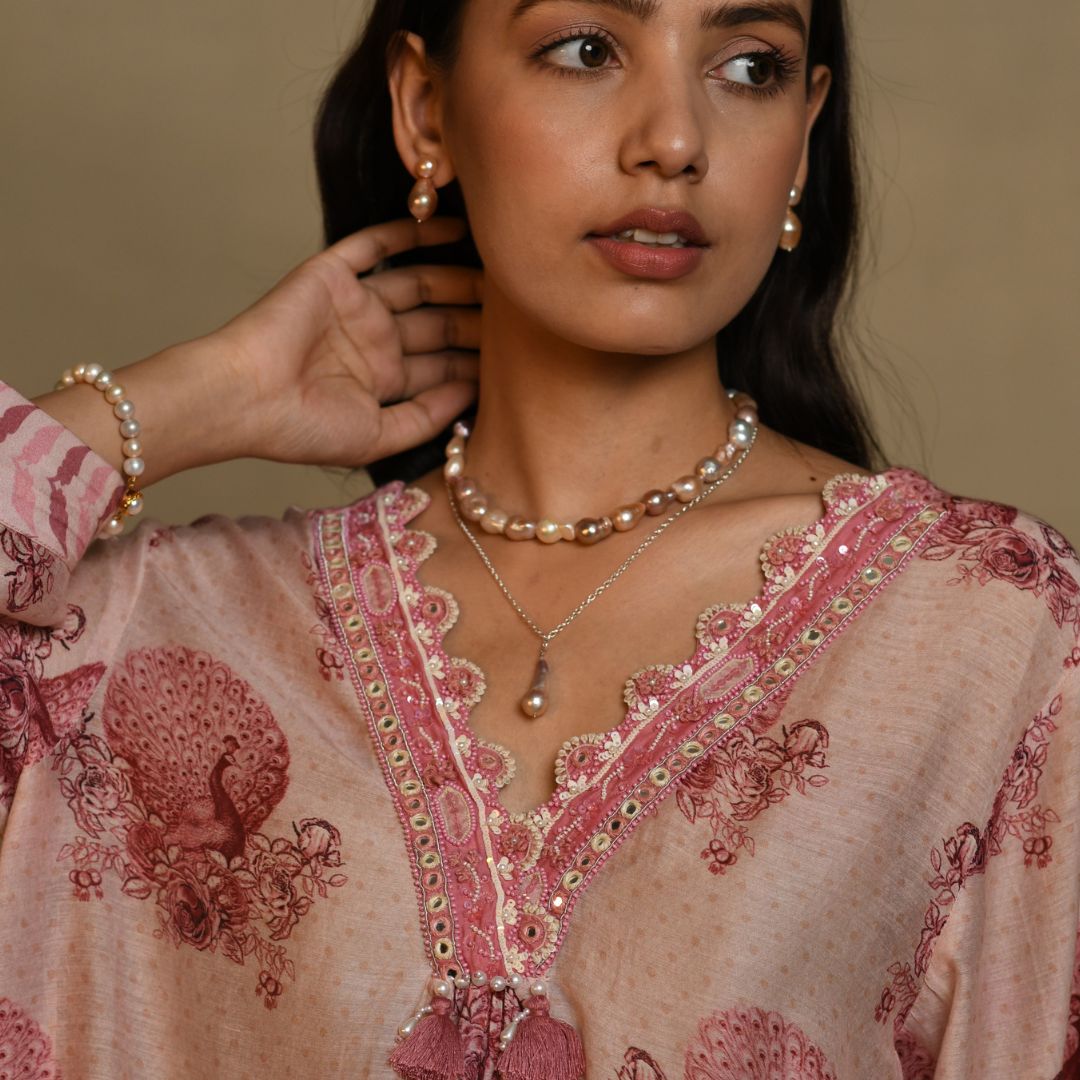 Baroque Pearl Pendant Set with earrings and bracelet- CherishBox