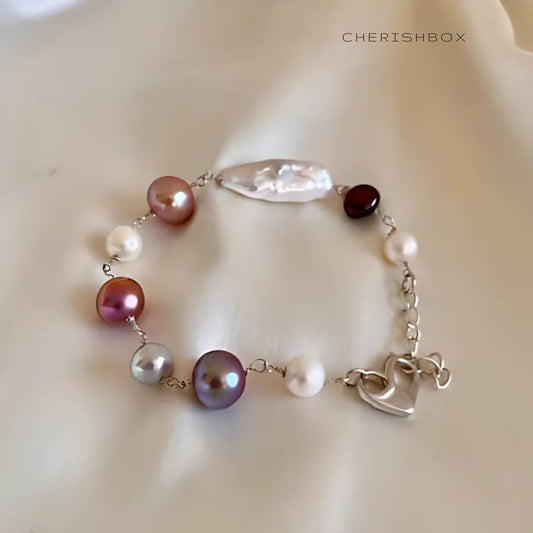 Beaded Pearl Bracelet - CherishBox