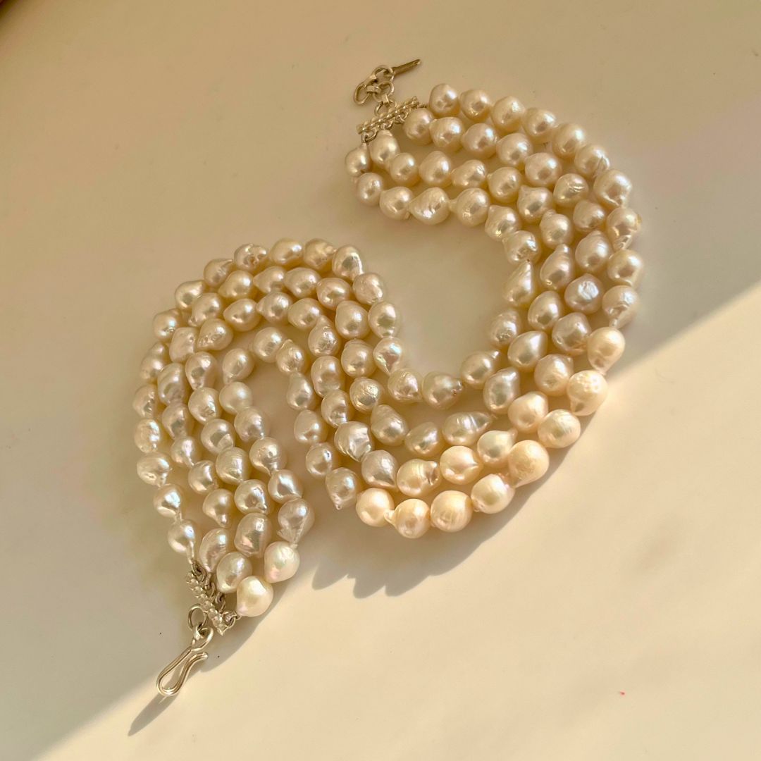Baroque Pearl Choker