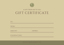 Gift Voucher - CherishBox Real Pearl Jewellery