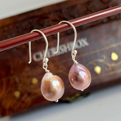 Spring Drop - Baroque Hanging - CherishBox Real Pearl Jewellery