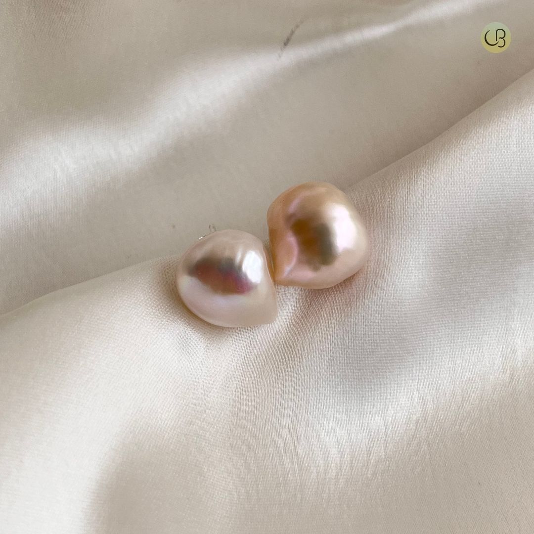 Bold Real Pearl Stud 16mm CherishBox 