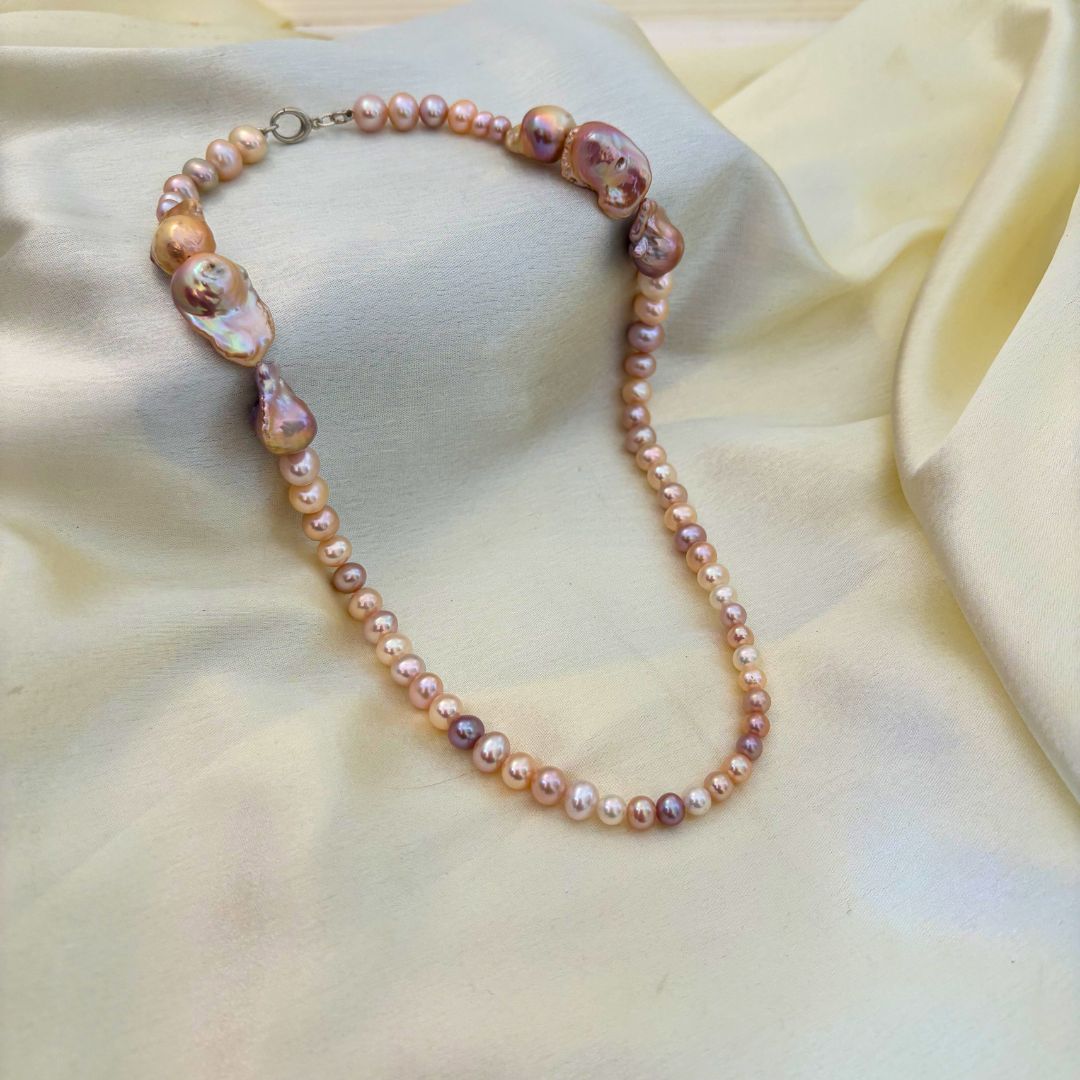 Contemporary Statement Pearl Necklace - CherishBox