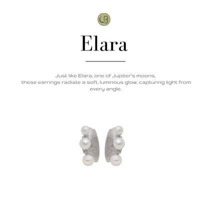 Elara Silver Ear Cuff - CherishBox Premium Pearl Jewellery 