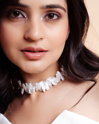 Fancy Real  BIWA Pearl Necklace for Cocktail Parties -CherishBox