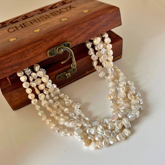 Boho Muse Freshwater Pearl Multi-Layer Necklace