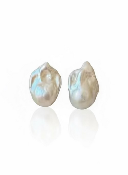 The Bold Baroque – Premium Pearl Studs