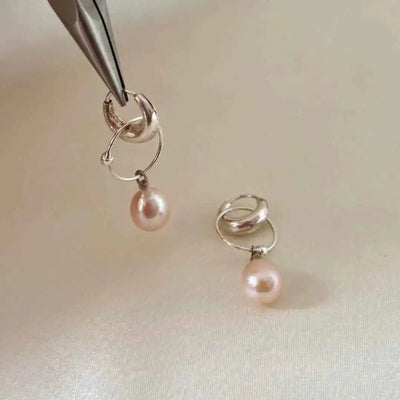 The Halo Pearl Earrings