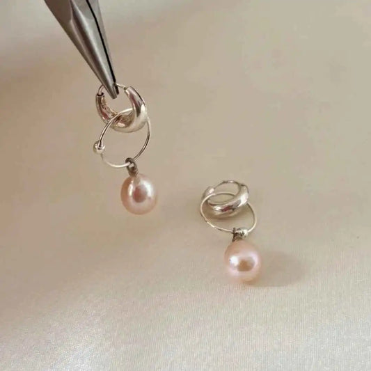 The Halo Pearl Earrings