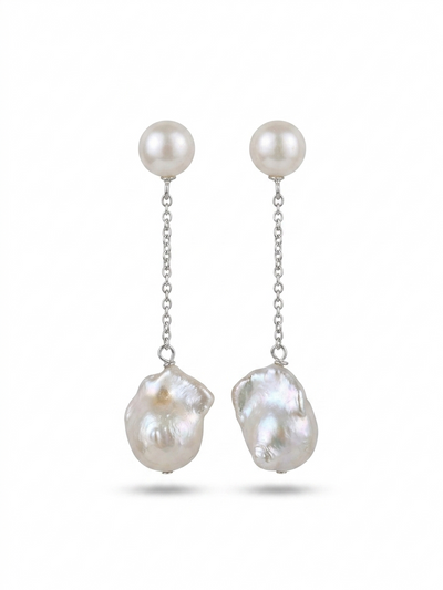 Hanging Pearl Earring = CherishBox Pearls