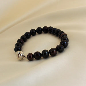 Round Black Pearl Bracelet - CherishBox