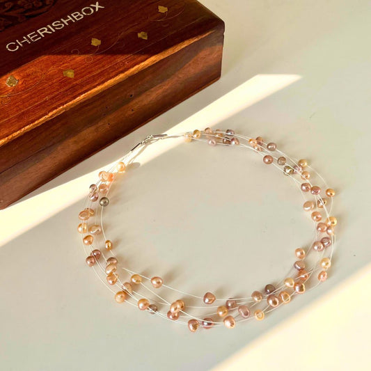 Lightweight Pearl Necklace - CherishBox