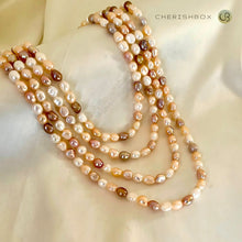 72inch single Long Tumble Pearl Necklace - CherishBox