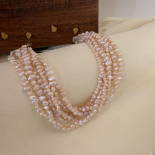 Multi-Strand Natural Pink Freshwater Pearl Necklace - CherishBox