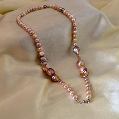 Multi way Baroque Pearl Necklace - CherishBox Wren Pearl Necklace