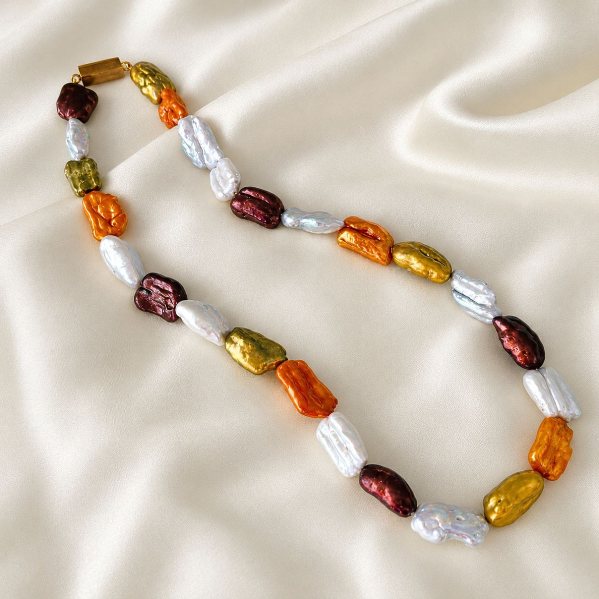 Multicolor Fancy Pearl Necklace