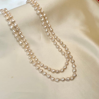 White Baroque Pearl Necklace - CherishBox