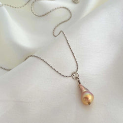 Baroque Pendant with Chain