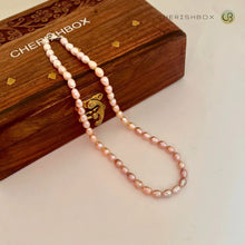 Ombre Graded Peach Pearl Necklace - CherishBox