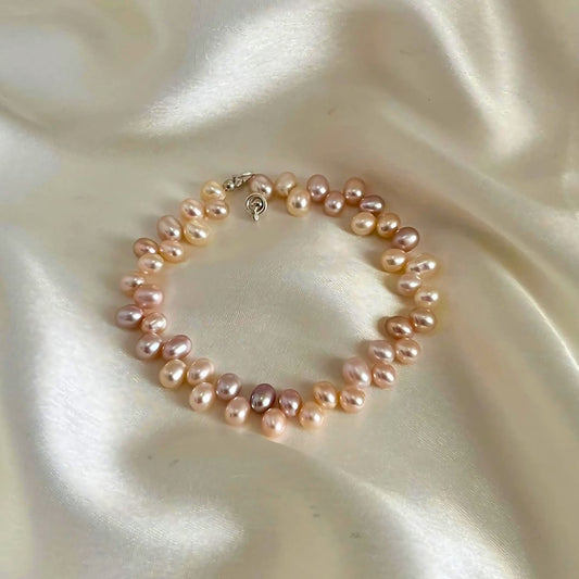 Fancy Peach Freshwater Pearl Bracelet- CherishBox