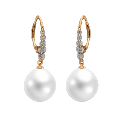 Pearl Dewdrop Earrings (Freshwater Pearl) - CherishBox Premium Pearls