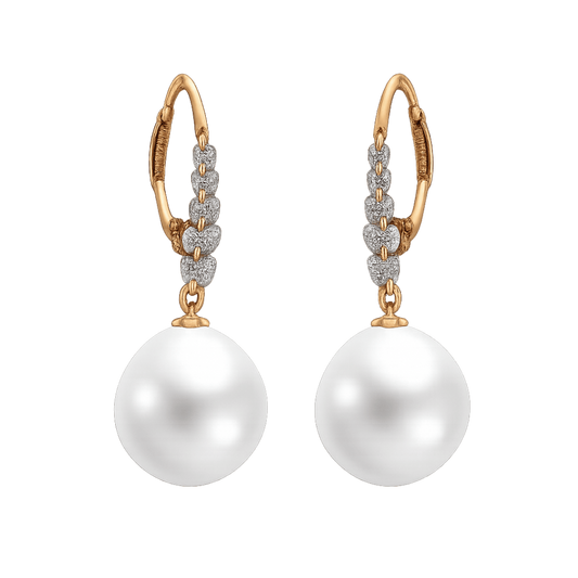 Pearl Dewdrop Earrings (Freshwater Pearl) - CherishBox Premium Pearls