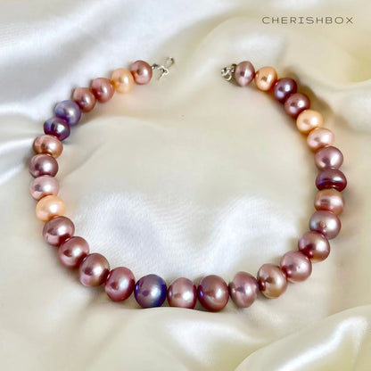 Pearl Necklace in shades of pink - CherishBox