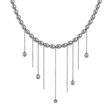 Pearls Necklace for parties with 92.5 Silver - CherishBox