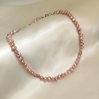 Pink Real Pearl Necklace - CherishBox